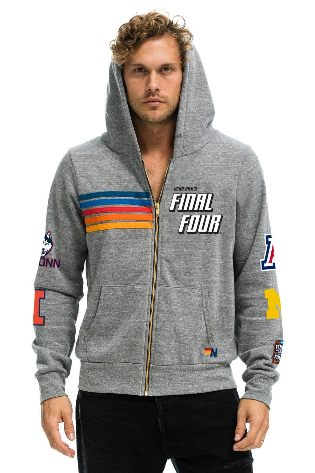 Classic FINAL FOUR INDIANAPOLIS 2026 ZIP HOODIE - HEATHER GREY