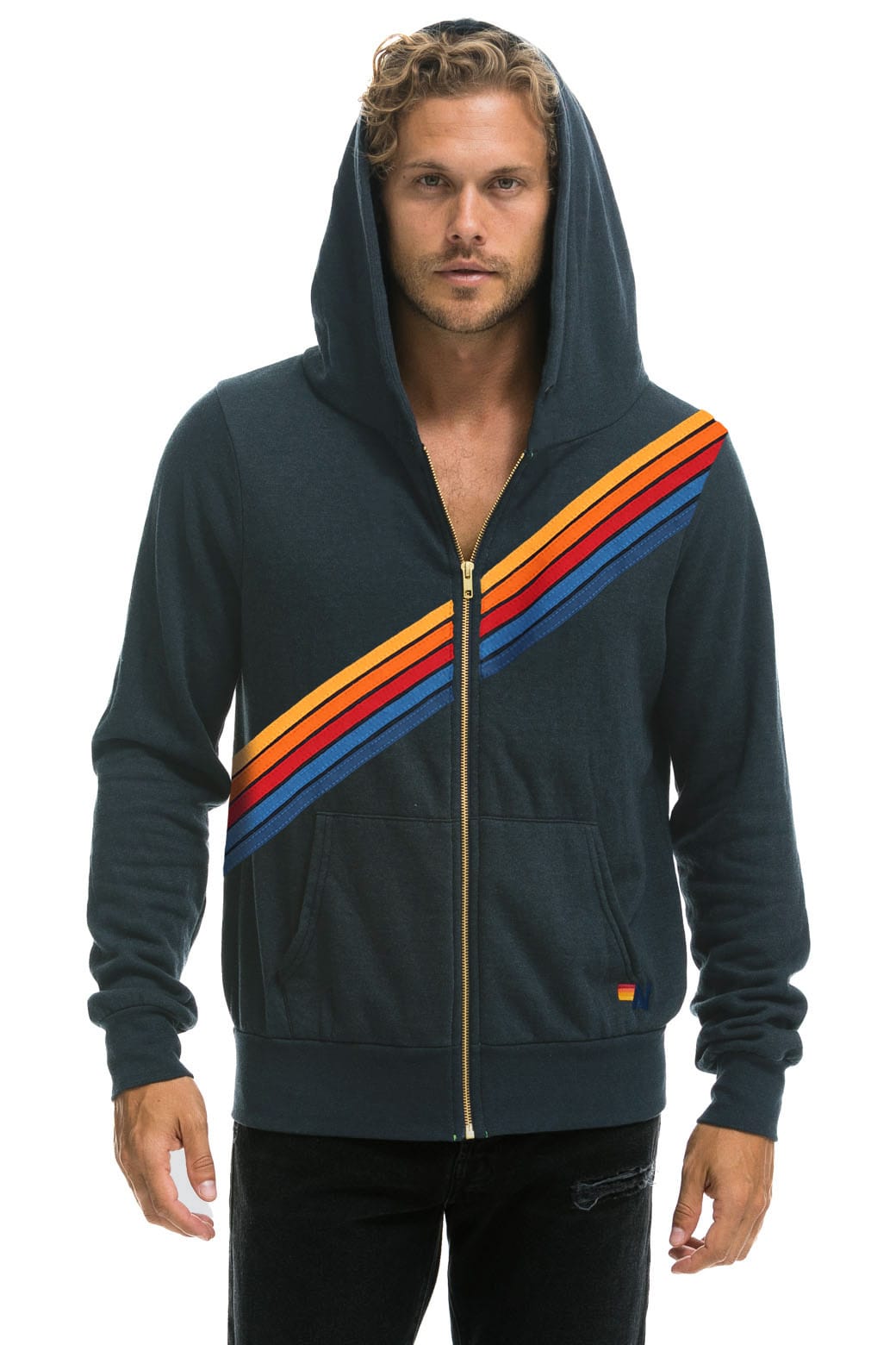 Classic DISCO ZIP HOODIE - CHARCOAL