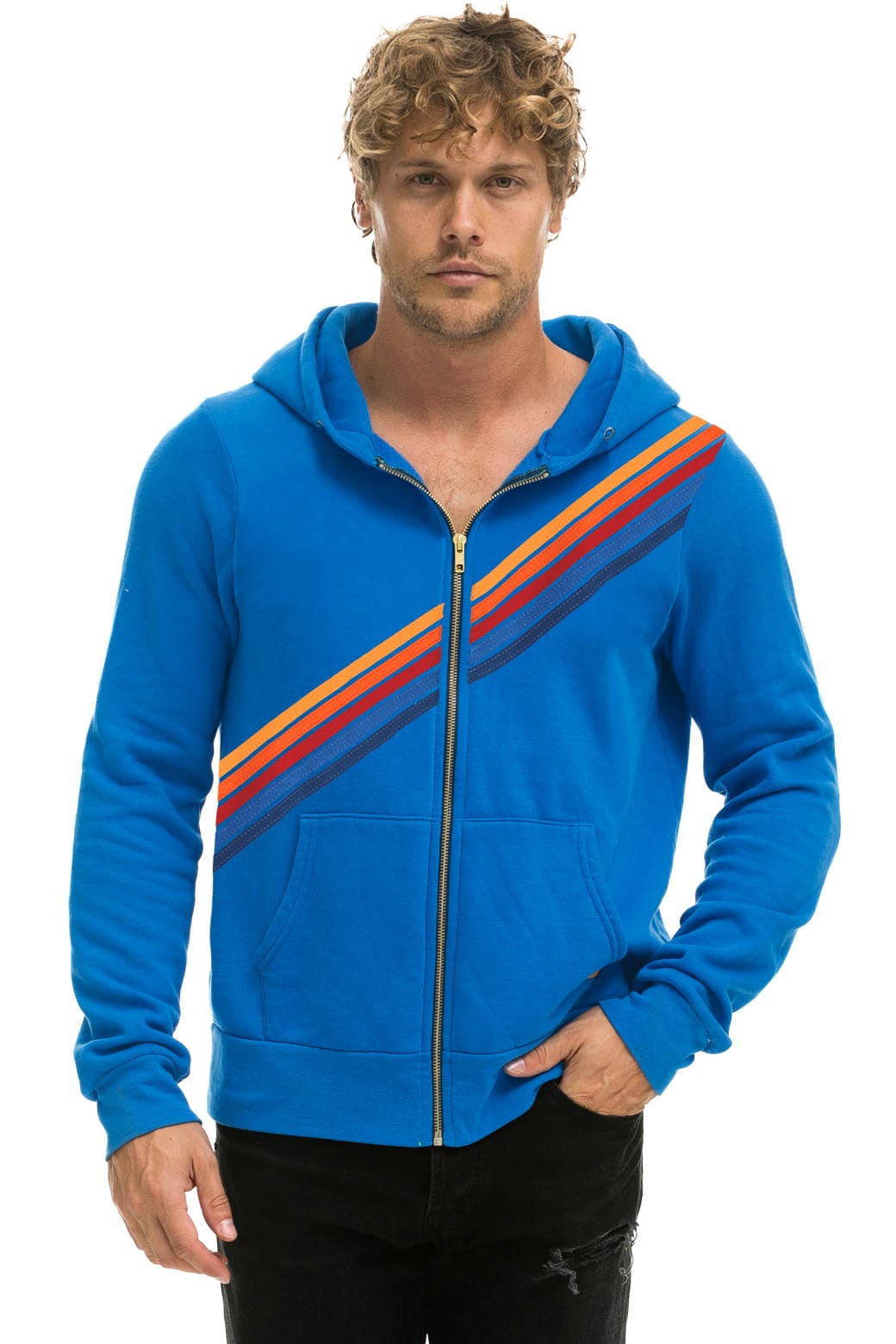 Classic DISCO ZIP HOODIE - OCEAN