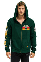 Classic UNIVERSITY OF MIAMI CFP 2026 UNISEX ZIP HOODIE - MIAMI GREEN