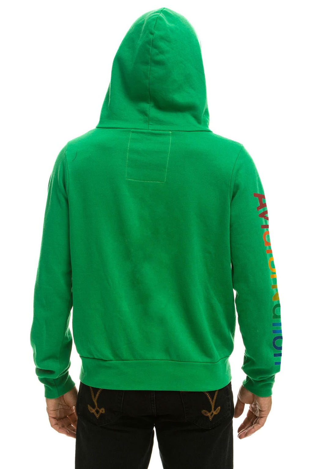 Classic AVIATOR NATION VENICE ZIP HOODIE - KELLY GREEN