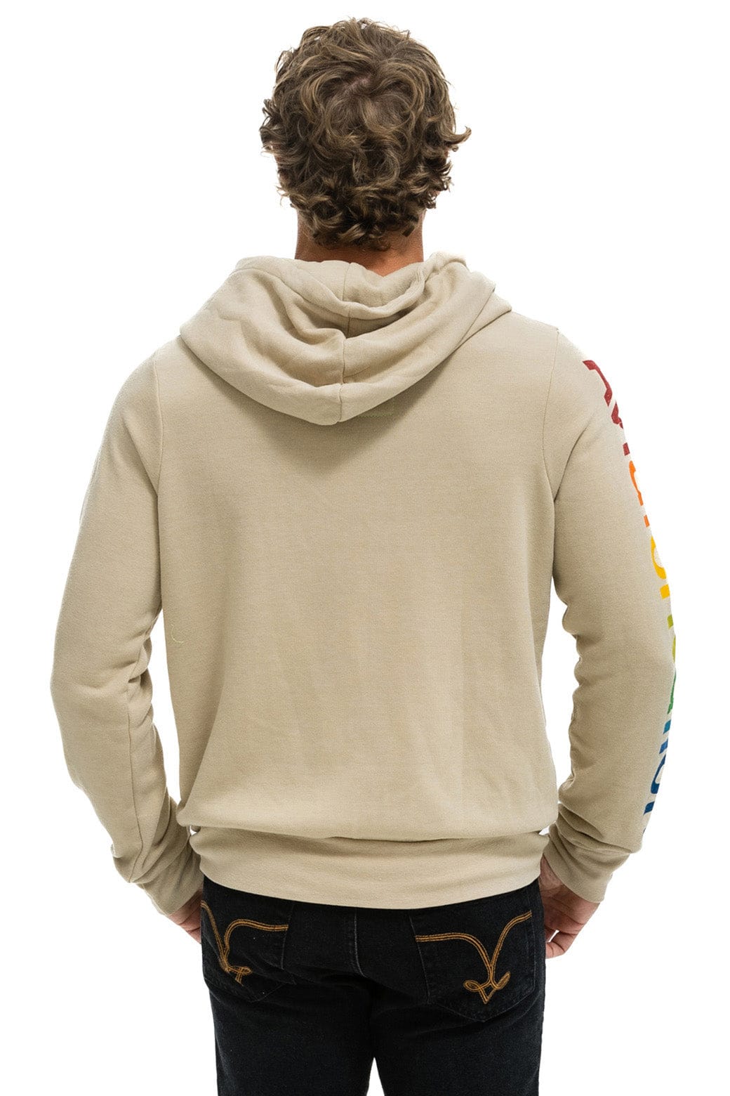 Classic AVIATOR NATION LAGUNA BEACH HOODIE - SAND