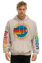 Classic AVIATOR NATION LAS VEGAS RELAXED PULLOVER HOODIE - SAND