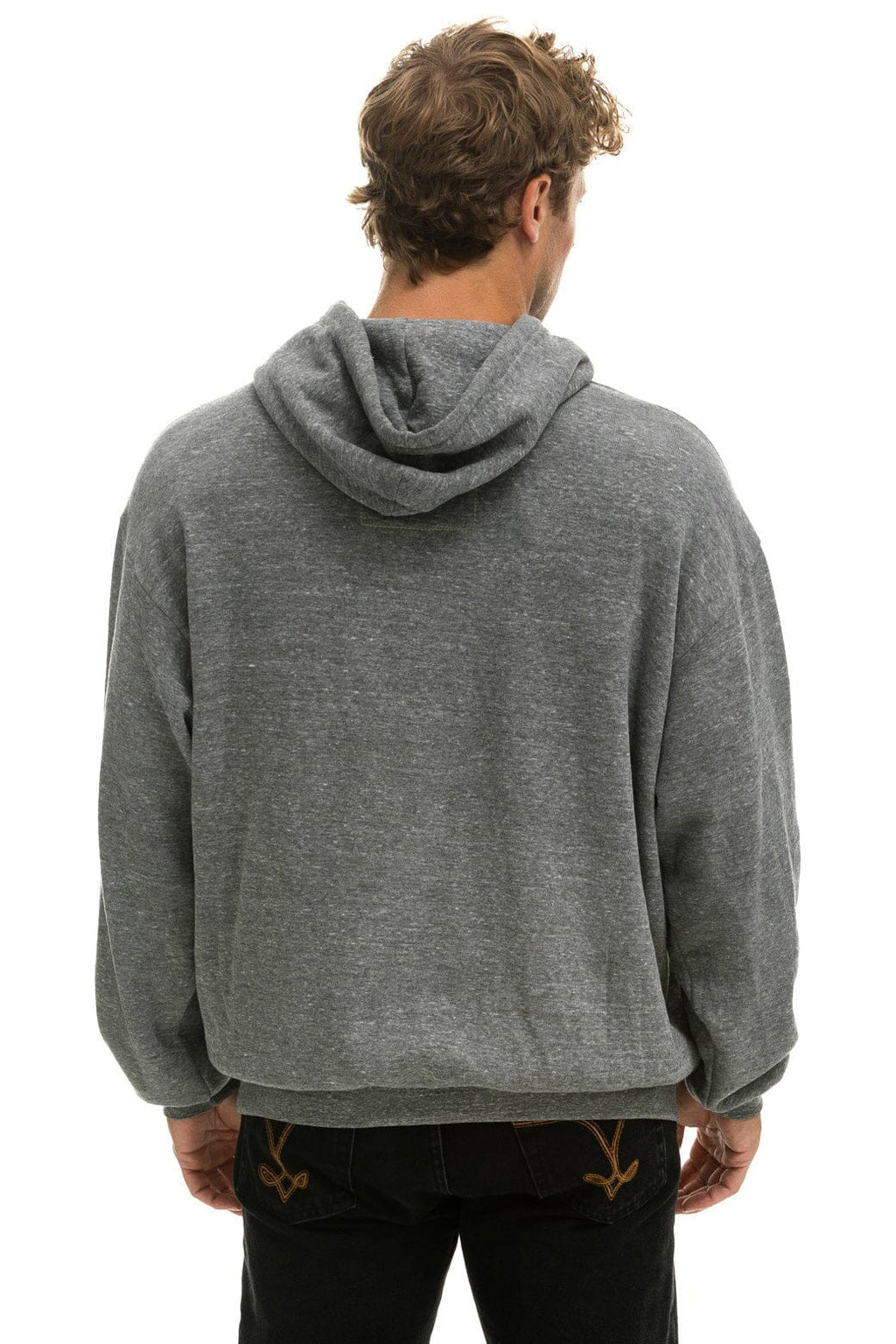 Classic BOLT HEART PULLOVER RELAXED HOODIE - HEATHER