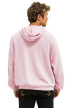 Classic BOLT HEART PULLOVER RELAXED HOODIE - LIGHT PINK