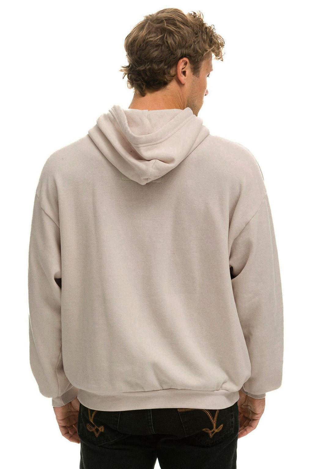 Classic BOLT HEART PULLOVER RELAXED HOODIE - SAND