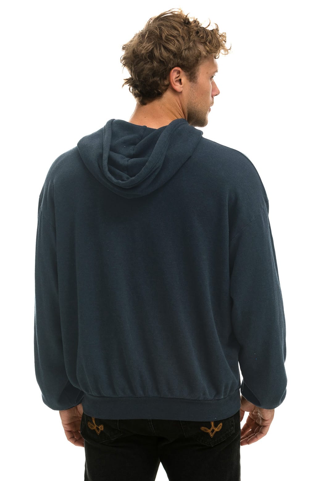 Classic BOLT STITCH RELAXED PULLOVER HOODIE - CHARCOAL