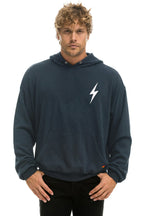 Classic BOLT STITCH RELAXED PULLOVER HOODIE - CHARCOAL