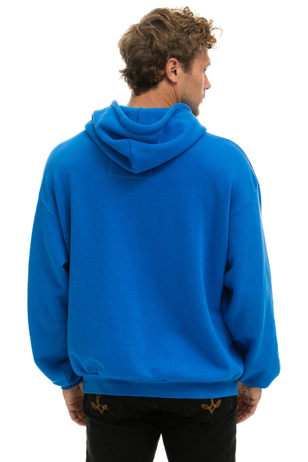 Classic BOLT STITCH RELAXED PULLOVER HOODIE - OCEAN WHITE