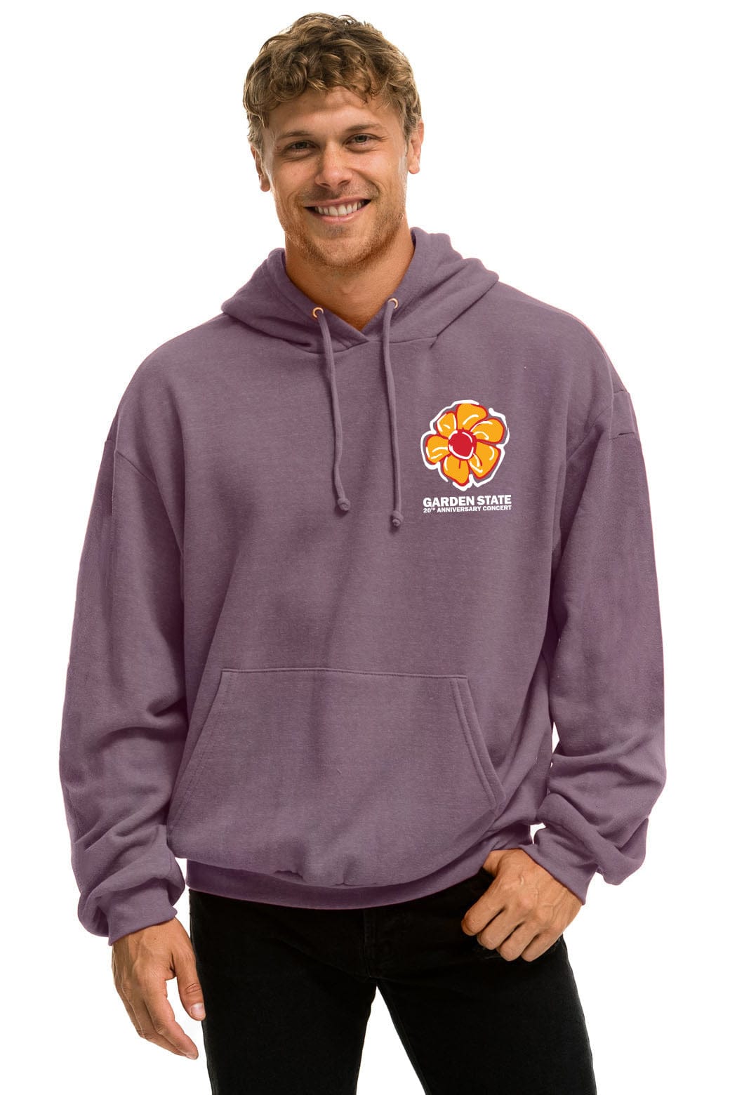 Classic GARDEN STATE CONCERT PULLOVER HOODIE RELAXED - MOCHA