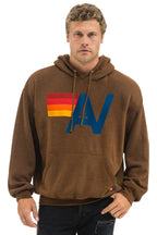 Classic LOGO PULLOVER RELAXED HOODIE - CHOCOLATE
