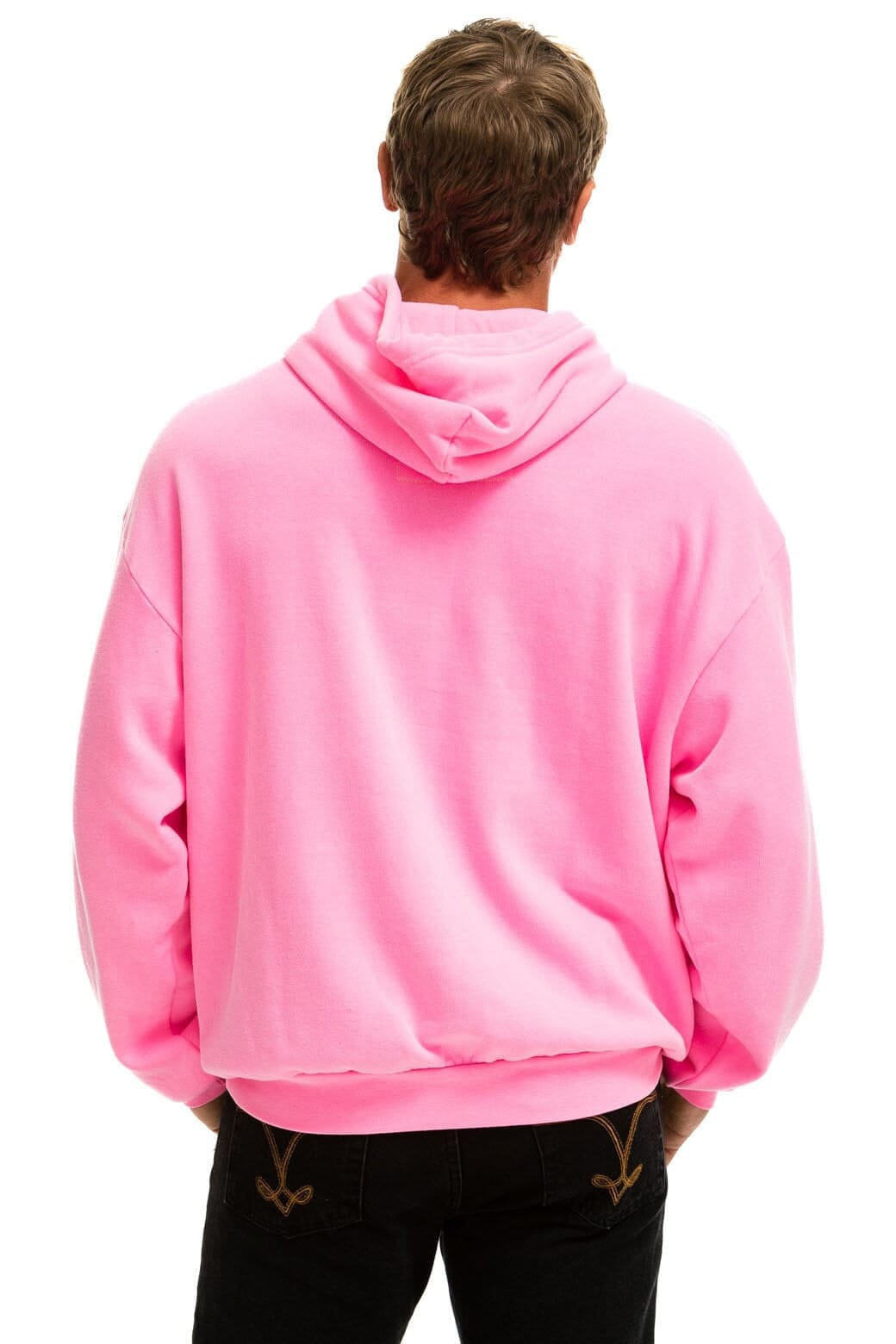 Classic LOVER RELAXED PULLOVER HOODIE - NEON PINK