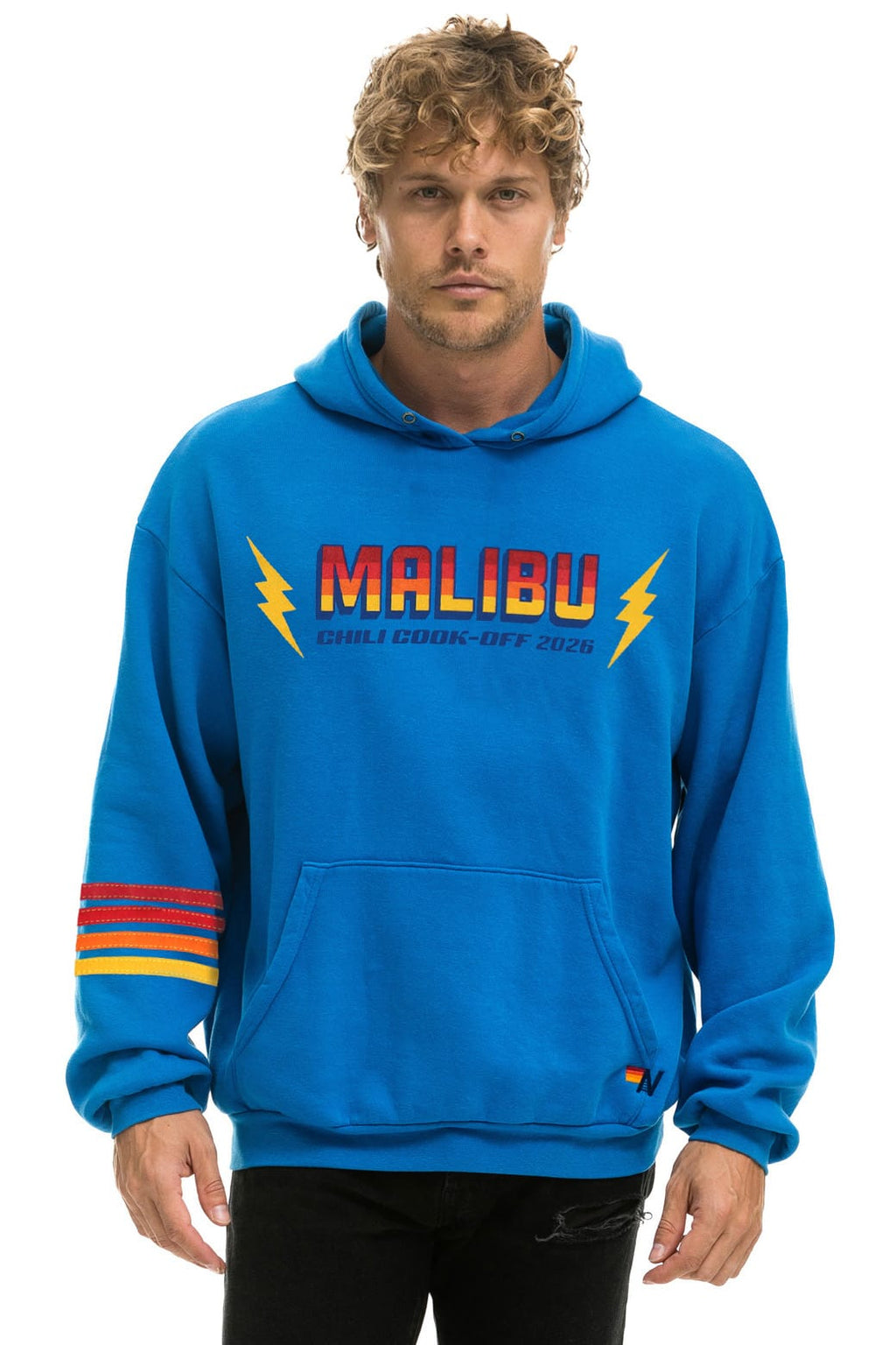 Classic MALIBU CHILI COOK-OFF 2026 RELAXED PULLOVER HOODIE - ADVENTURE BLUE