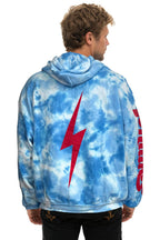Classic PHILLIES HAND DYED RELAXED PULLOVER HOODIE - TIE DYE BLUE