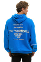 Classic PALM TREE FEST HAMPTONS 2026 PULLOVER HOODIE RELAXED - COBALT