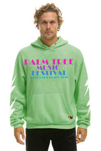 Classic PALM TREE FEST WEST PALM 2026 PULLOVER HOODIE RELAXED - NEON MINT