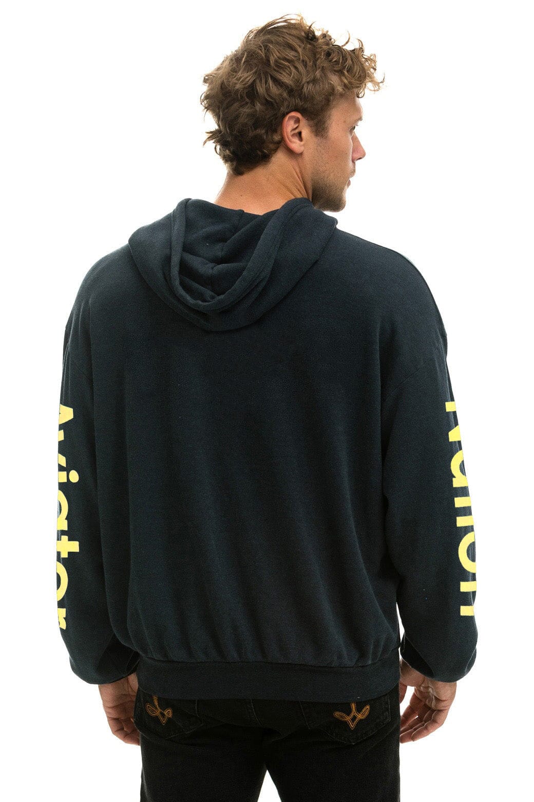 Classic VANDERBILT LOGO PULLOVER HOODIE RELAXED - BLACK