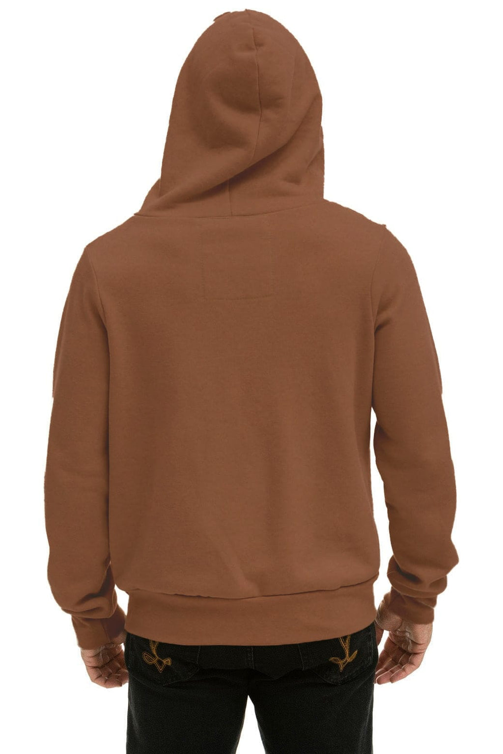 Classic 5 STRIPE HOODIE - CINNAMON