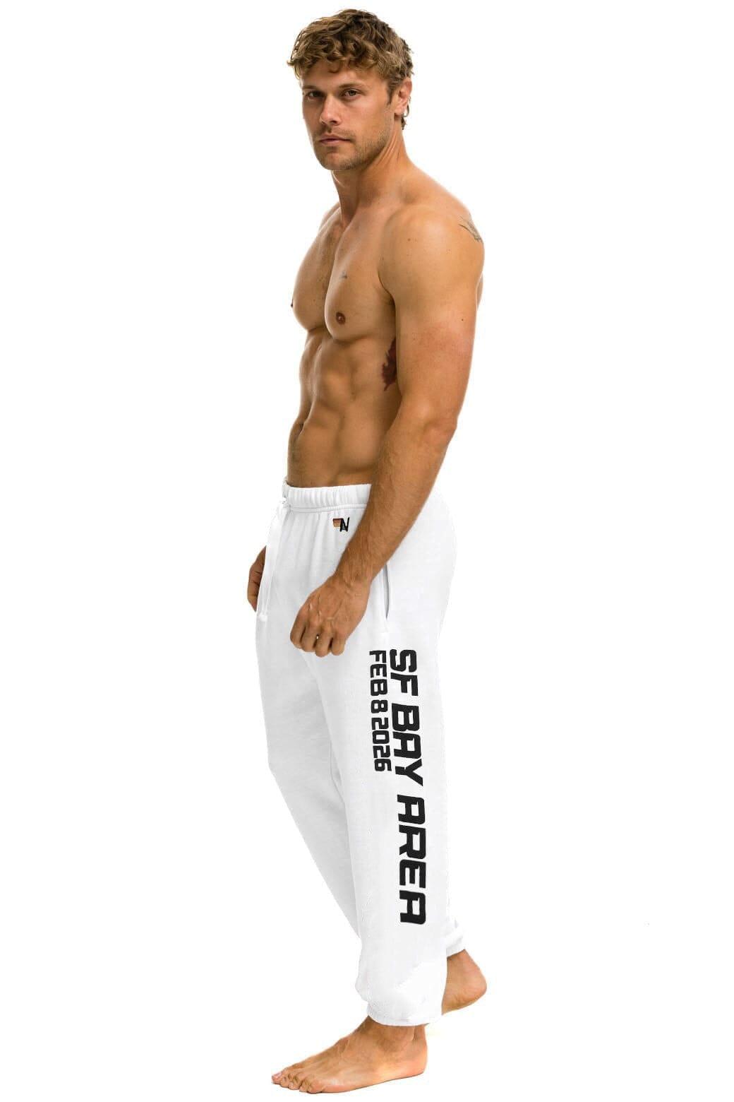Classic SUPER BOWL 2026 UNISEX SWEATPANTS - WHITE