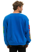 Classic AVIATOR NATION RELAXED VENICE CREW SWEATSHIRT - ADVENTURE BLUE