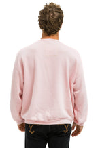 Classic BOLT HEART RELAXED CREW SWEATSHIRT - LIGHT PINK