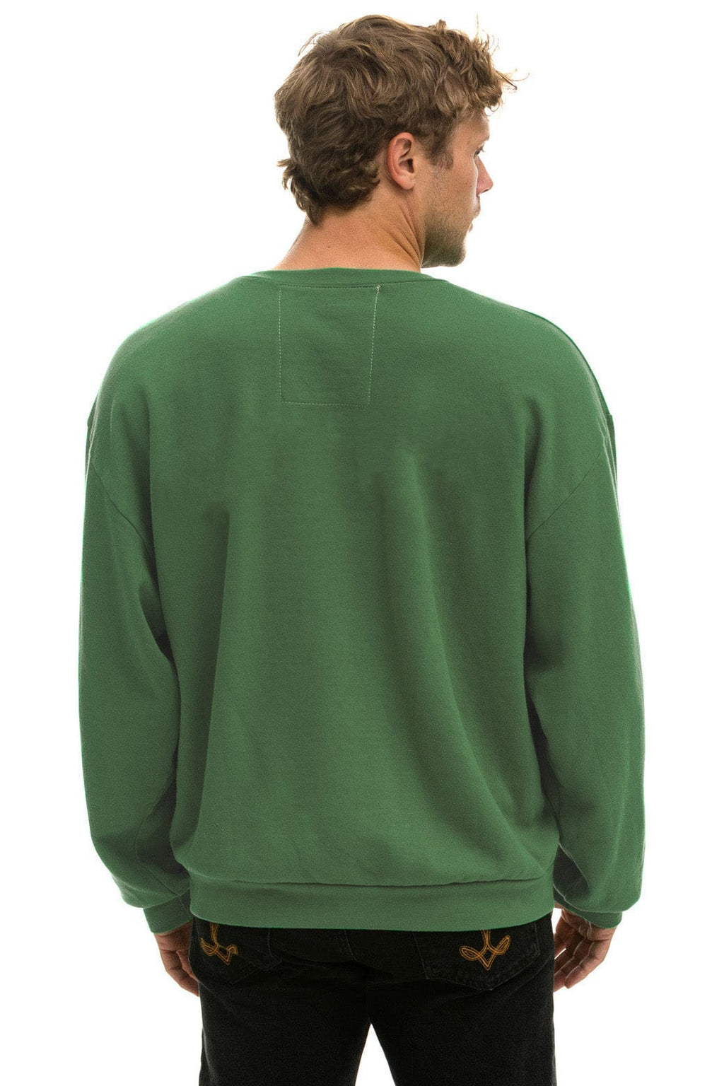 Classic BOLT HEART RELAXED CREW SWEATSHIRT - PALM