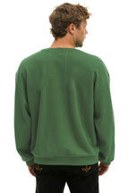 Classic BOLT HEART RELAXED CREW SWEATSHIRT - PALM