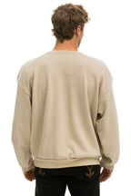 Classic BOLT HEART RELAXED CREW SWEATSHIRT - SAND