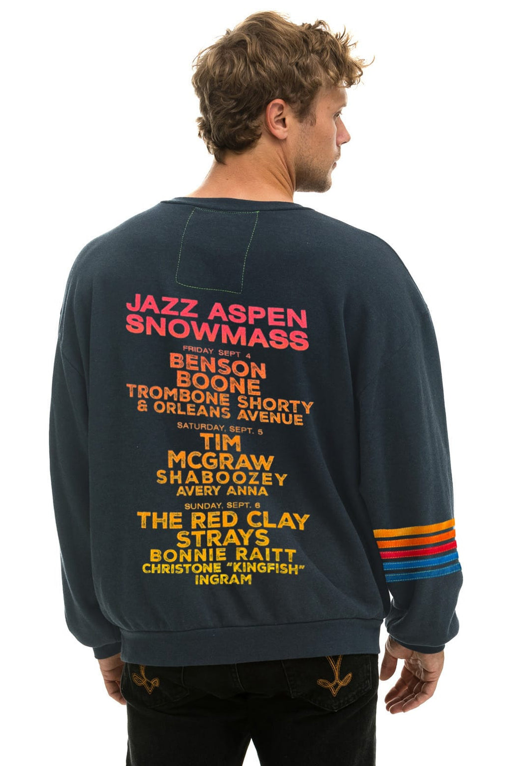 Classic JAZZ ASPEN SNOWMASS 2026 CREW SWEATSHIRT RELAXED - CHARCOAL
