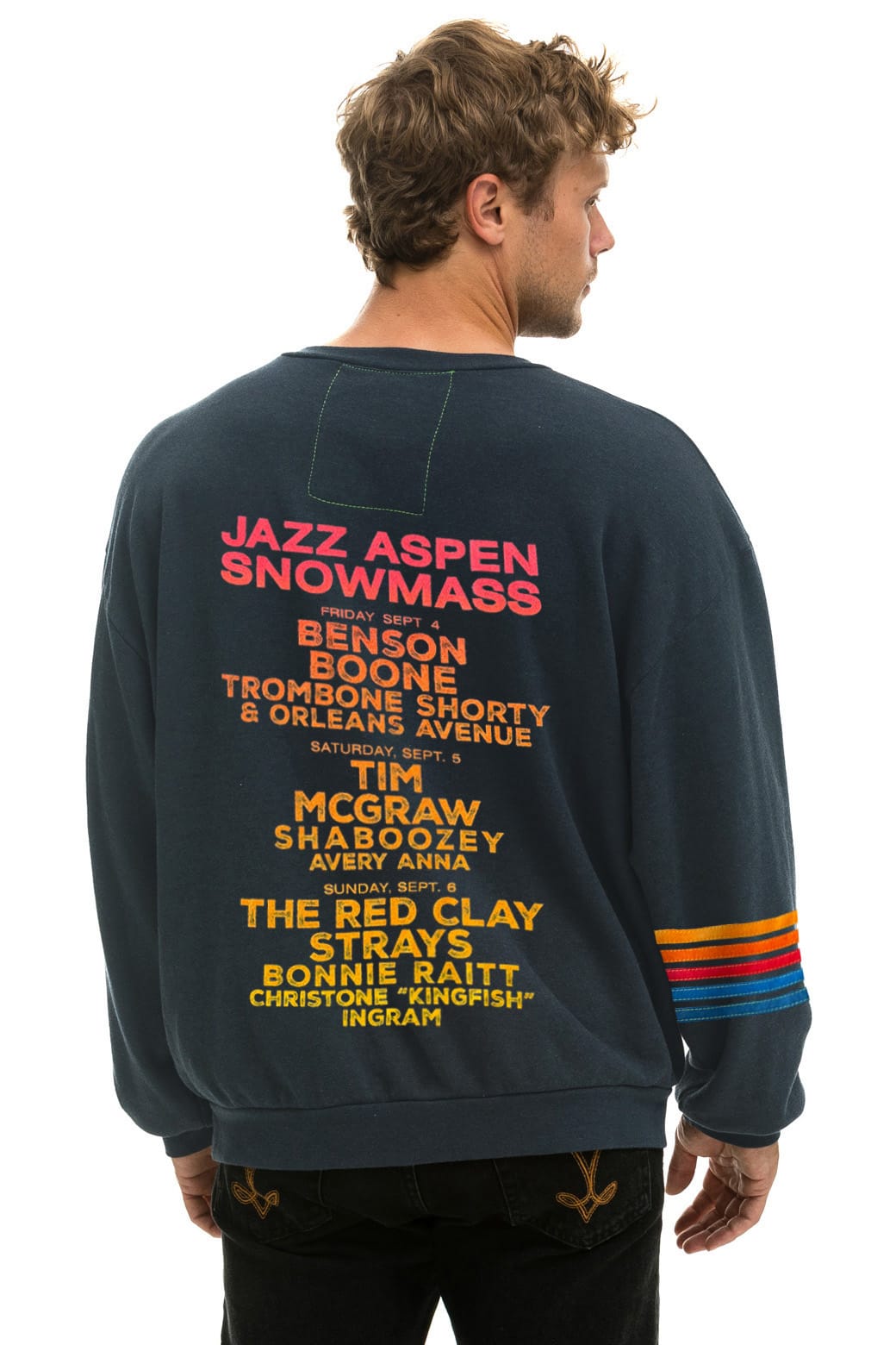 Classic JAZZ ASPEN SNOWMASS 2026 CREW SWEATSHIRT RELAXED - CHARCOAL