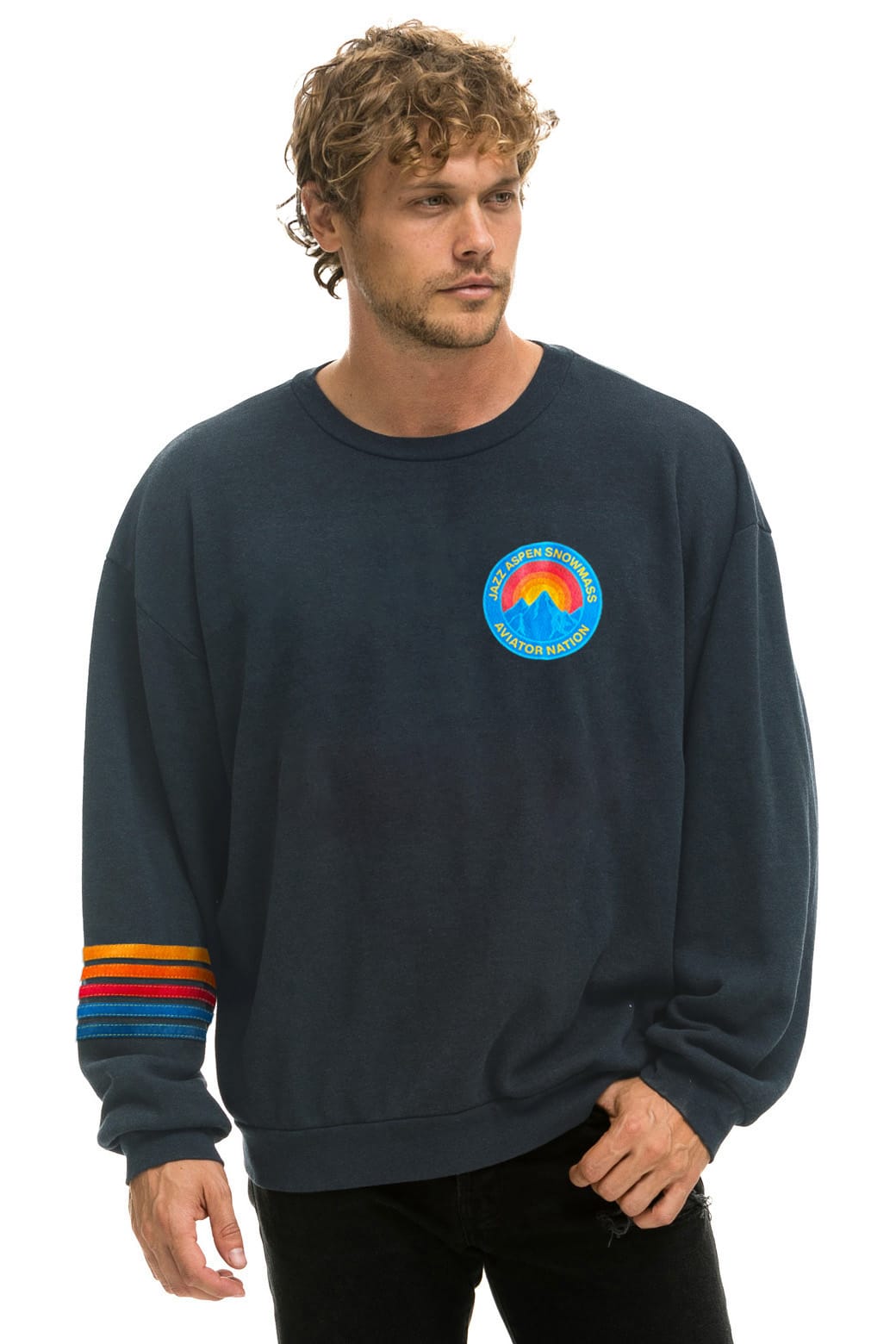 Classic JAZZ ASPEN SNOWMASS 2026 CREW SWEATSHIRT RELAXED - CHARCOAL
