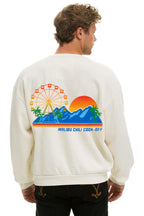 Classic MALIBU CHILI COOK-OFF 2026 RELAXED CREW SWEATSHIRT - VINTAGE WHITE