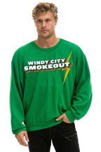 Classic WINDY CITY SMOKEOUT 2025 CREW SWEATSHIRT RELAXED - KELLY GREEN