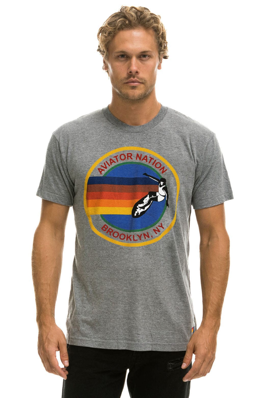 Classic SIGNATURE BROOKLYN TEE - HEATHER GREY