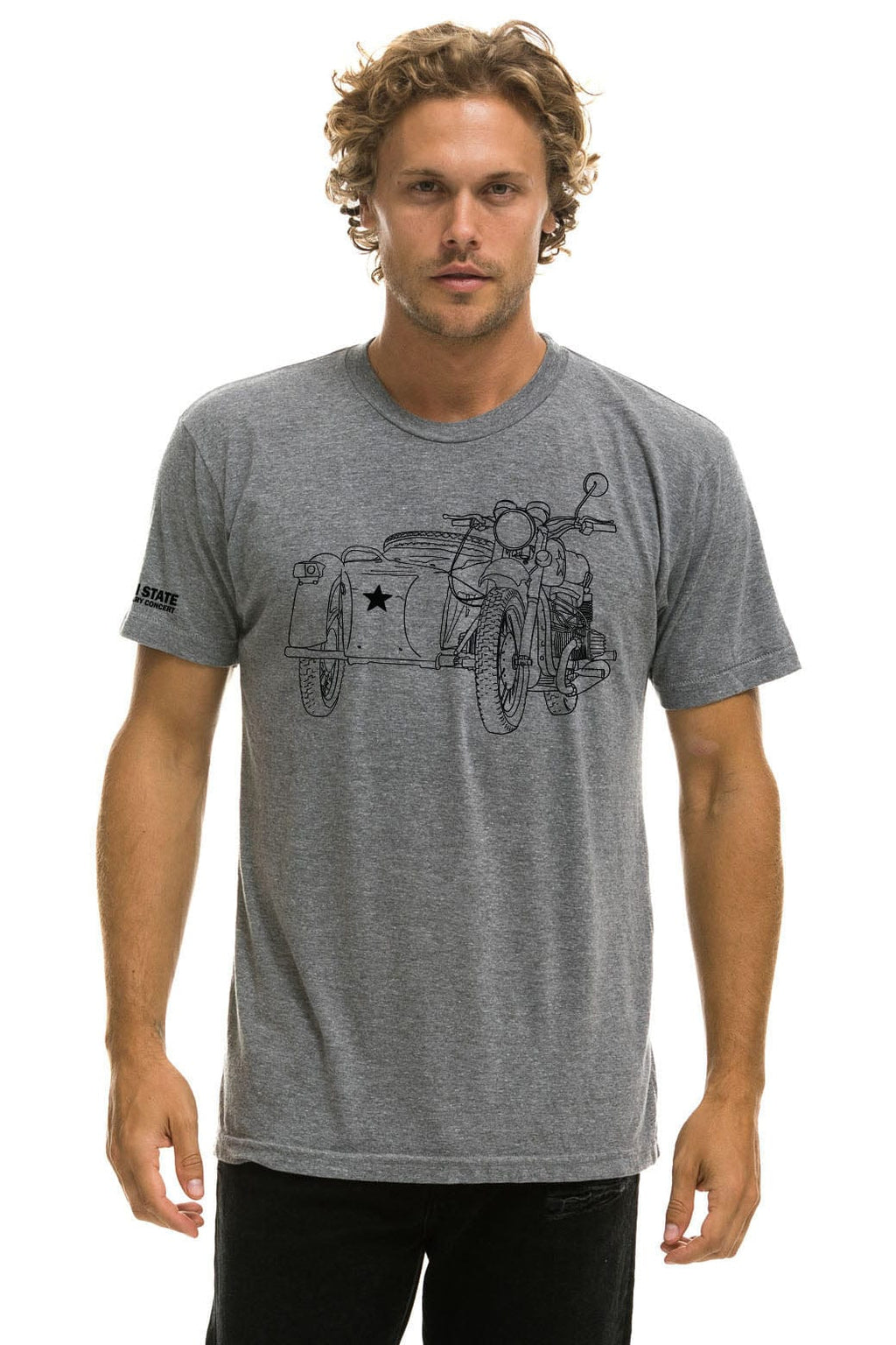 Classic GARDEN STATE CONCERT CREW TEE SHIRT - HEATHER GREY