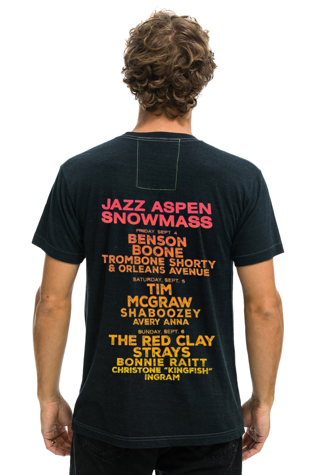 Classic JAZZ ASPEN SNOWMASS 2026 CREW TEE SHIRT - CHARCOAL