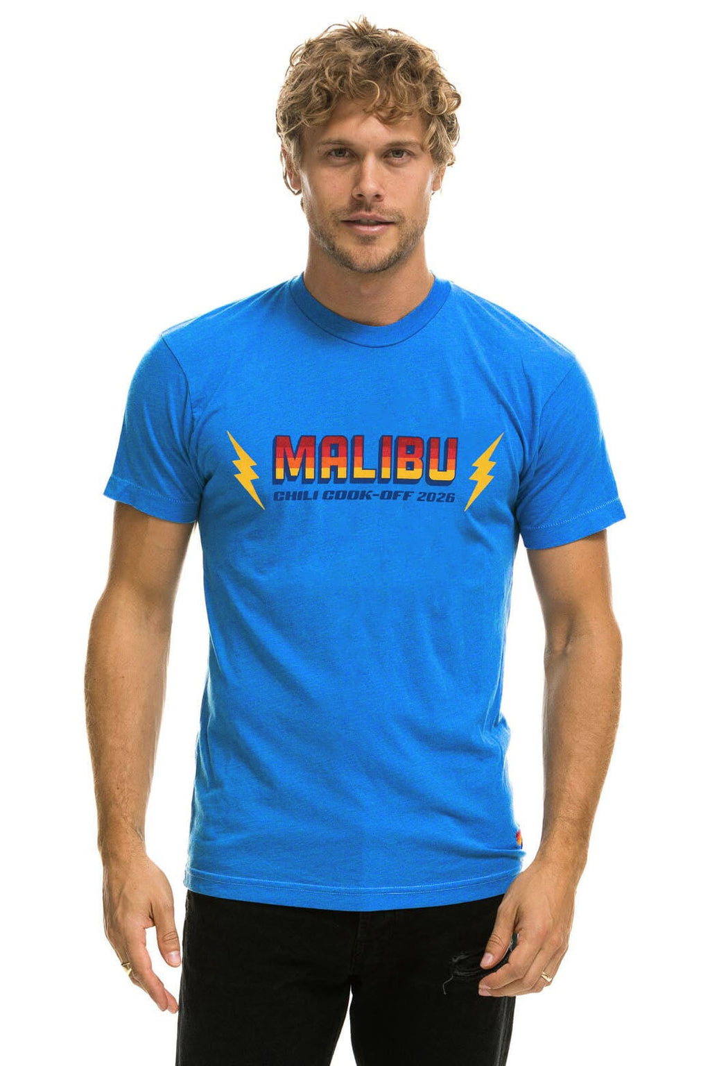Classic MALIBU CHILI COOK-OFF 2026 CREW TEE - ADVENTURE BLUE