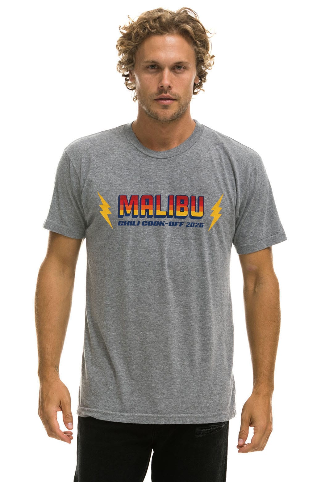 Classic MALIBU CHILI COOK-OFF 2026 CREW TEE - HEATHER