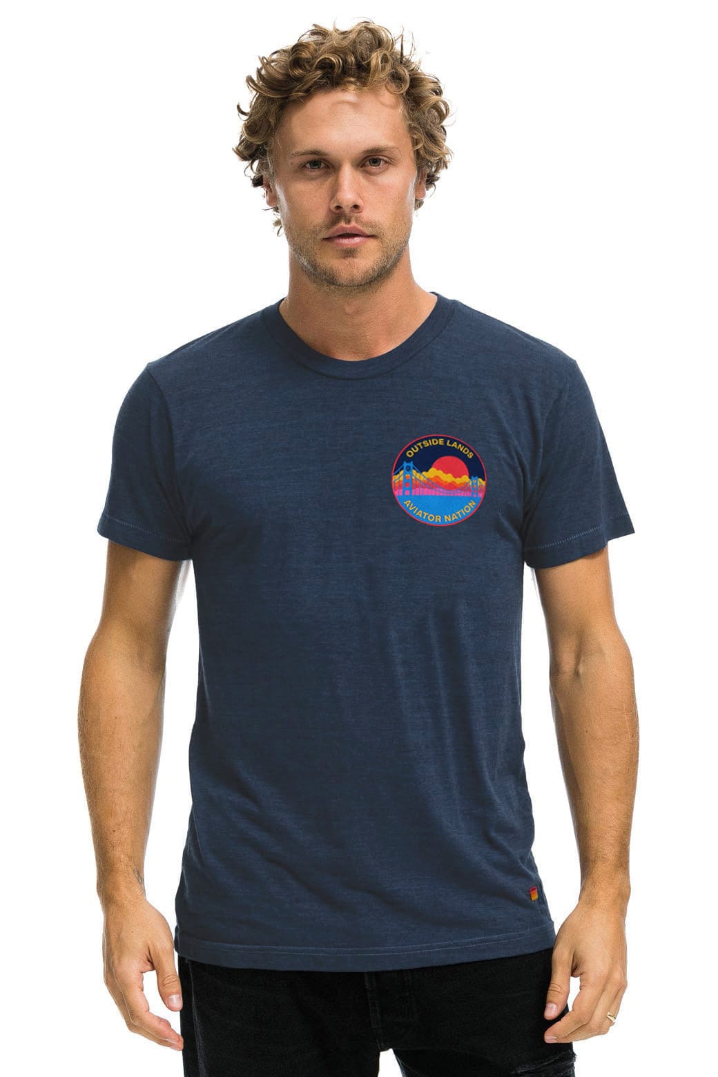 Classic OUTSIDE LANDS 2026 CREW TEE - NAVY