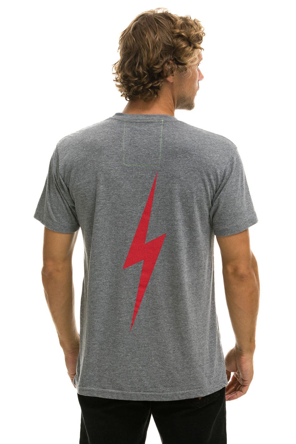 Classic PHILLIES BOLT CREW TEE - HEATHER GREY
