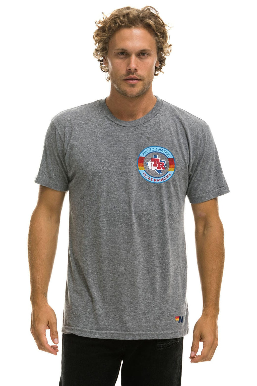 Classic TEXAS RANGERS UNISEX CREW TEE - HEATHER GREY