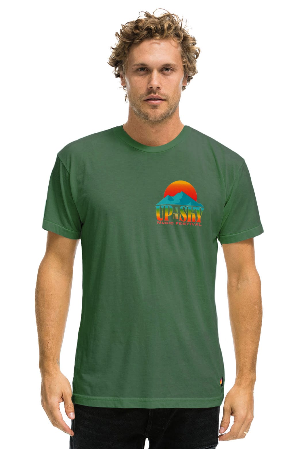 Classic UP IN THE SKY 2026 CREW TEE - PALM