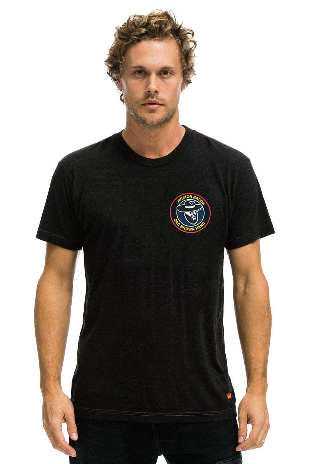 Classic ZAC BROWN BAND 2025 CREW TEE SHIRT - BLACK