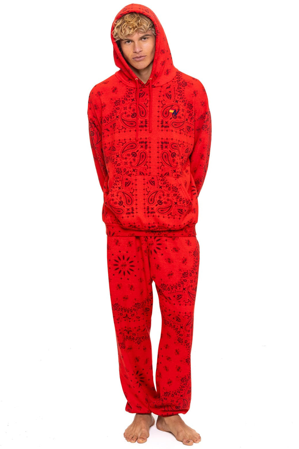 Classic BANDANA SWEATPANTS - RED