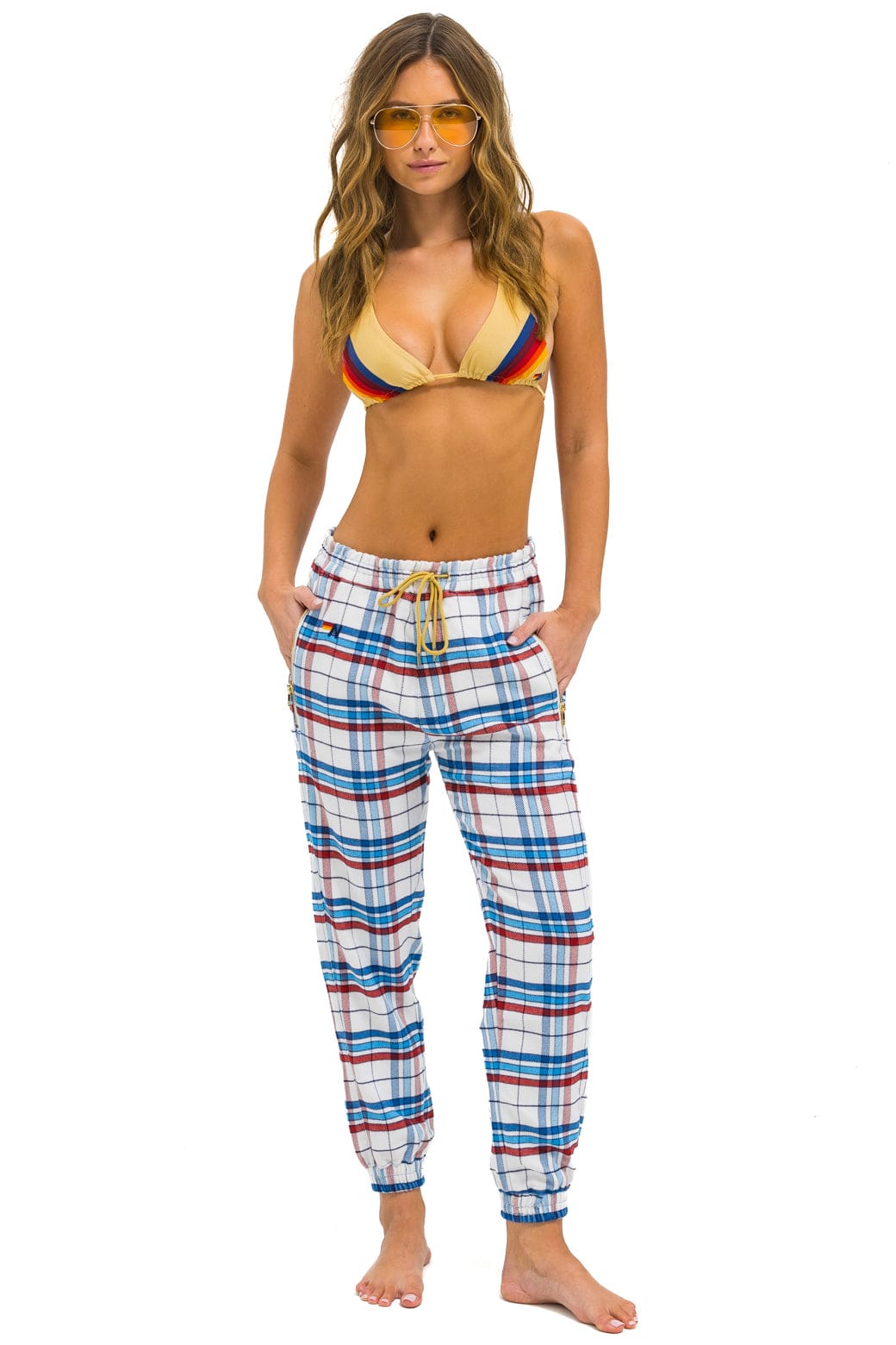 Classic UNISEX PLAID LODGE PANT - MONTAUK PLAID