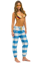 Classic UNISEX PLAID LODGE PANT - SKY PLAID