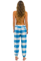 Classic UNISEX PLAID LODGE PANT - SKY PLAID