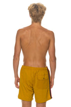 Classic MENS 5 STRIPE FLEX SHORTS - GOLD