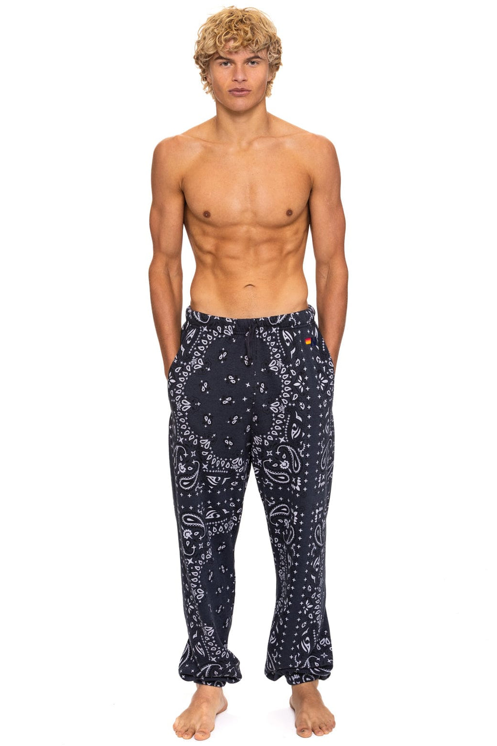 Classic BANDANA SWEATPANTS - CHARCOAL