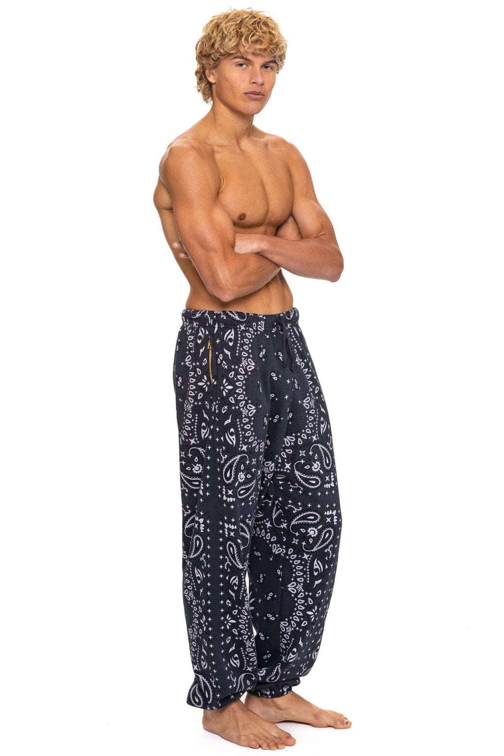Classic BANDANA SWEATPANTS - CHARCOAL